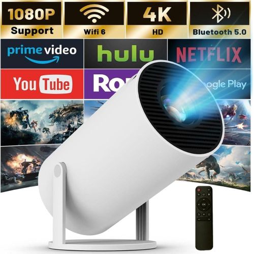 Original GoldFarmTech M300 MAX Games & Movies Smart Projector with Game Pads