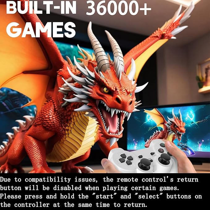 Original GoldFarmTech M300 MAX Games & Movies Smart Projector with Game Pads