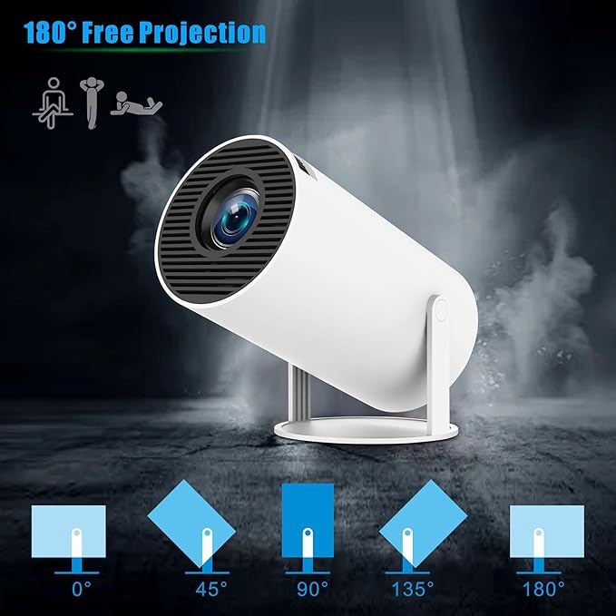 Original GoldFarmTech M300 MAX Games & Movies Smart Projector with Game Pads