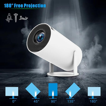Original GoldFarmTech M300 MAX Games & Movies Smart Projector with Game Pads