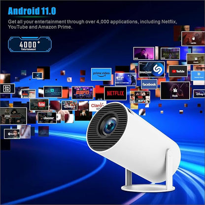 Original GoldFarmTech M300 MAX Games & Movies Smart Projector with Game Pads